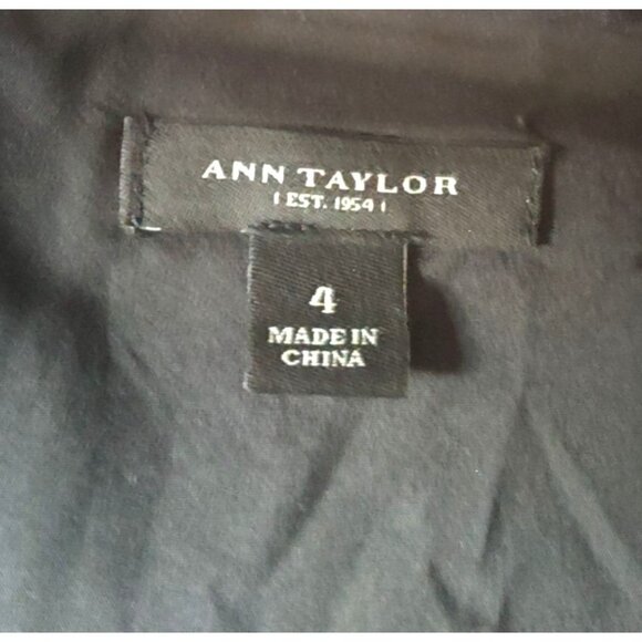 Ann Taylor Women's Size 4 Abstract Print Cap Sleeve Sheath Dress - Picture 7 of 12